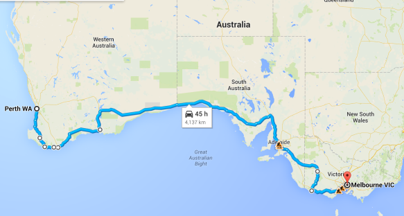 australia road trip nullarbor map desert jeng yang